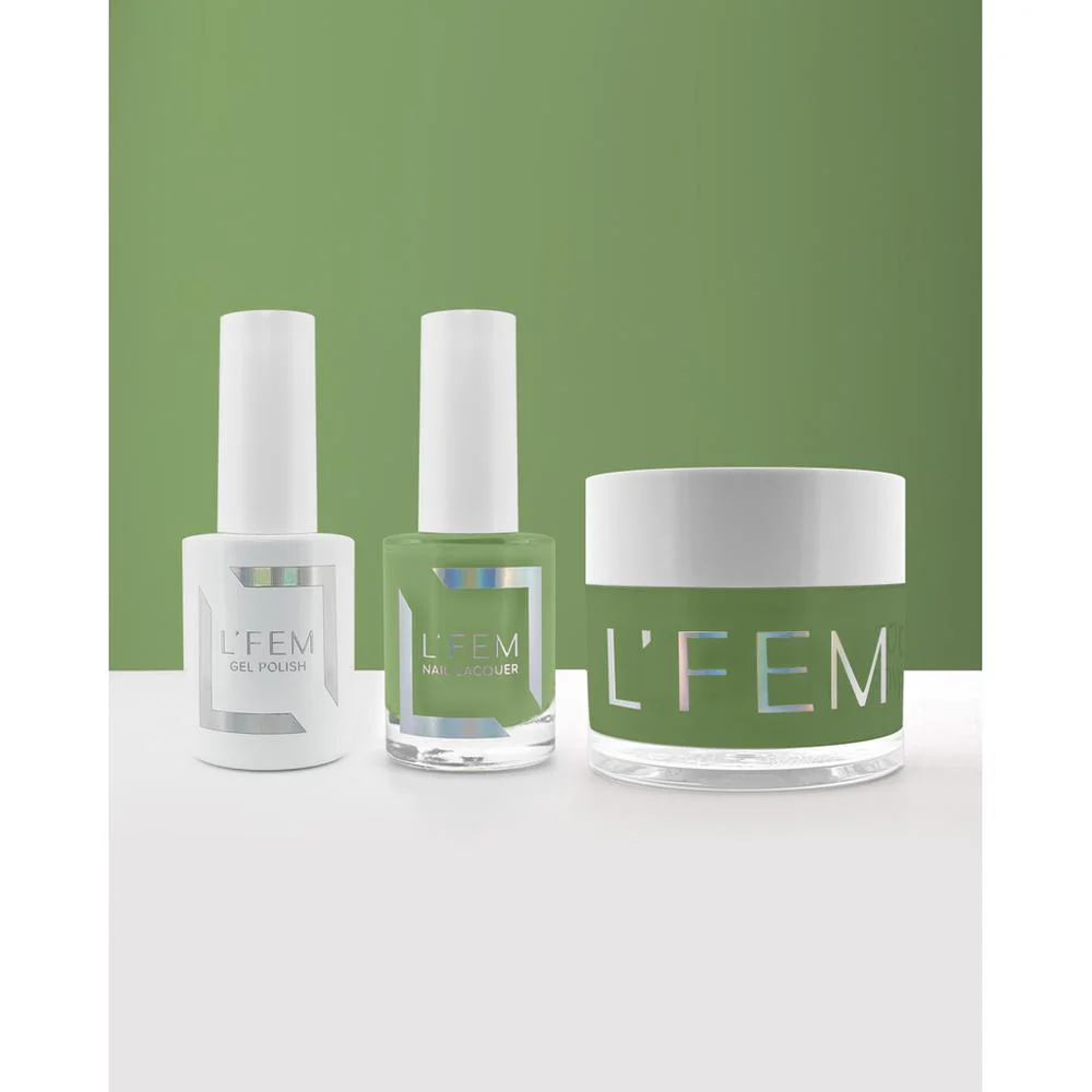 L'Fem Combo - Gel Polish 0.5 oz. + Nail Lacquer 0.5 oz. + Powder 2 oz. - #048