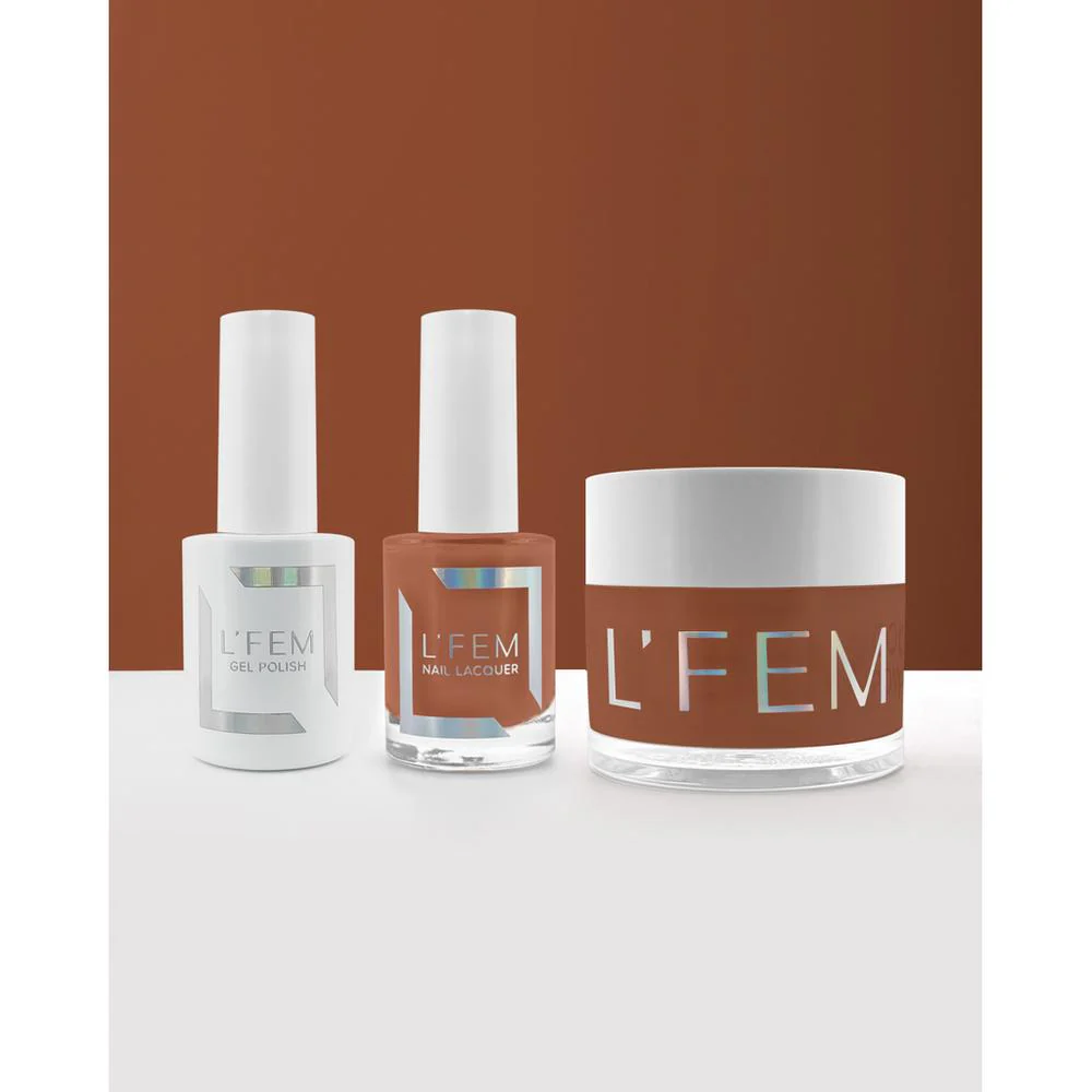 L'Fem Combo - Gel Polish 0.5 oz. + Nail Lacquer 0.5 oz. + Powder 2 oz. - #062