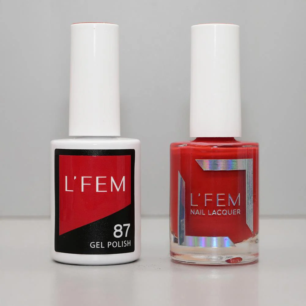 L'Fem Duo - Gel Polish 0.5 oz. + Nail Lacquer 0.5 oz. - #087