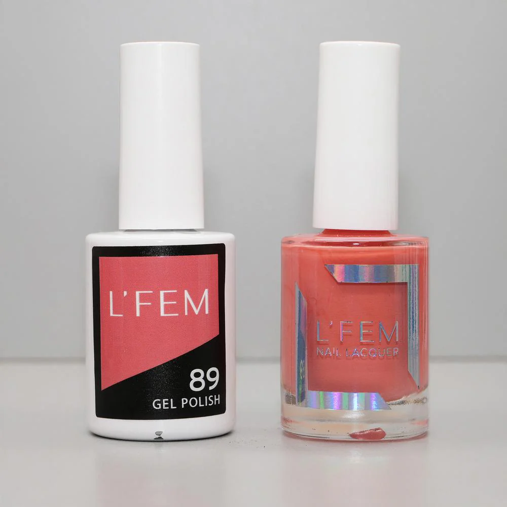 L'Fem Duo - Gel Polish 0.5 oz. + Nail Lacquer 0.5 oz. - #089