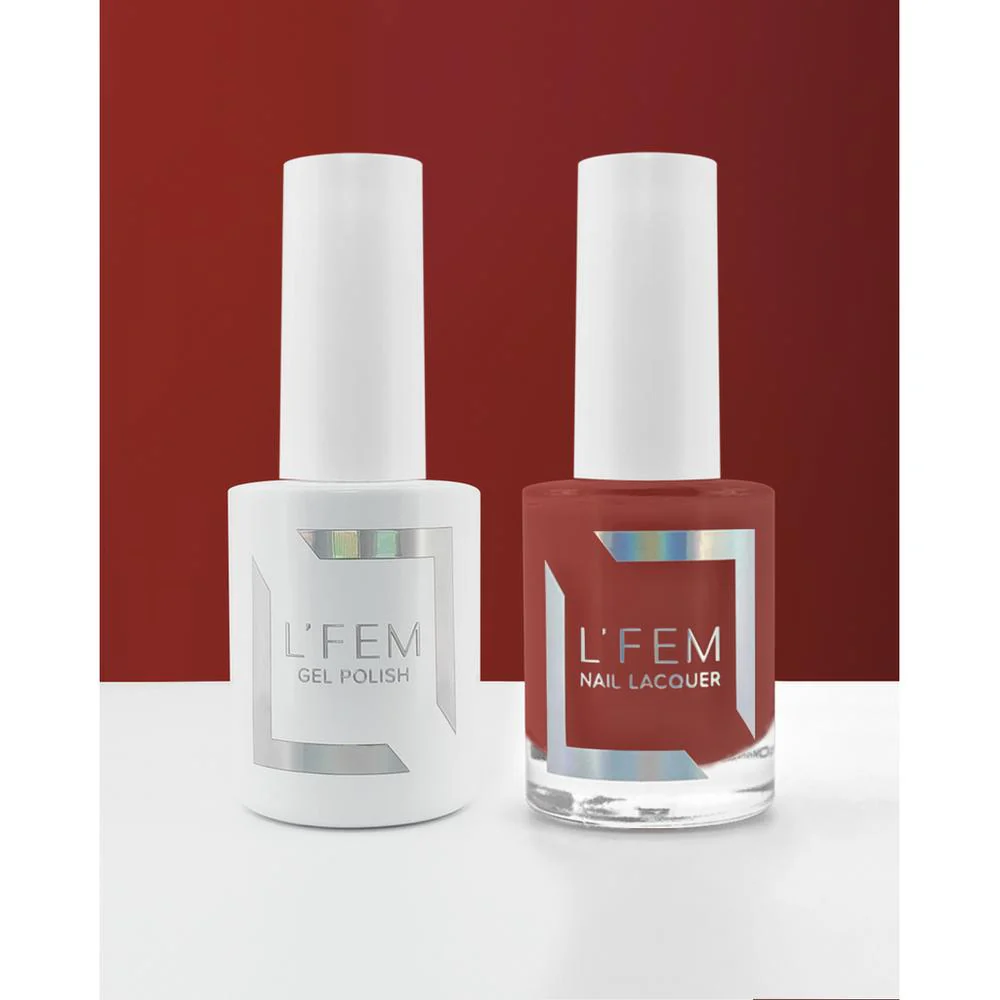 L'Fem Duo - Gel Polish 0.5 oz. + Nail Lacquer 0.5 oz. - High-Shine - #021
