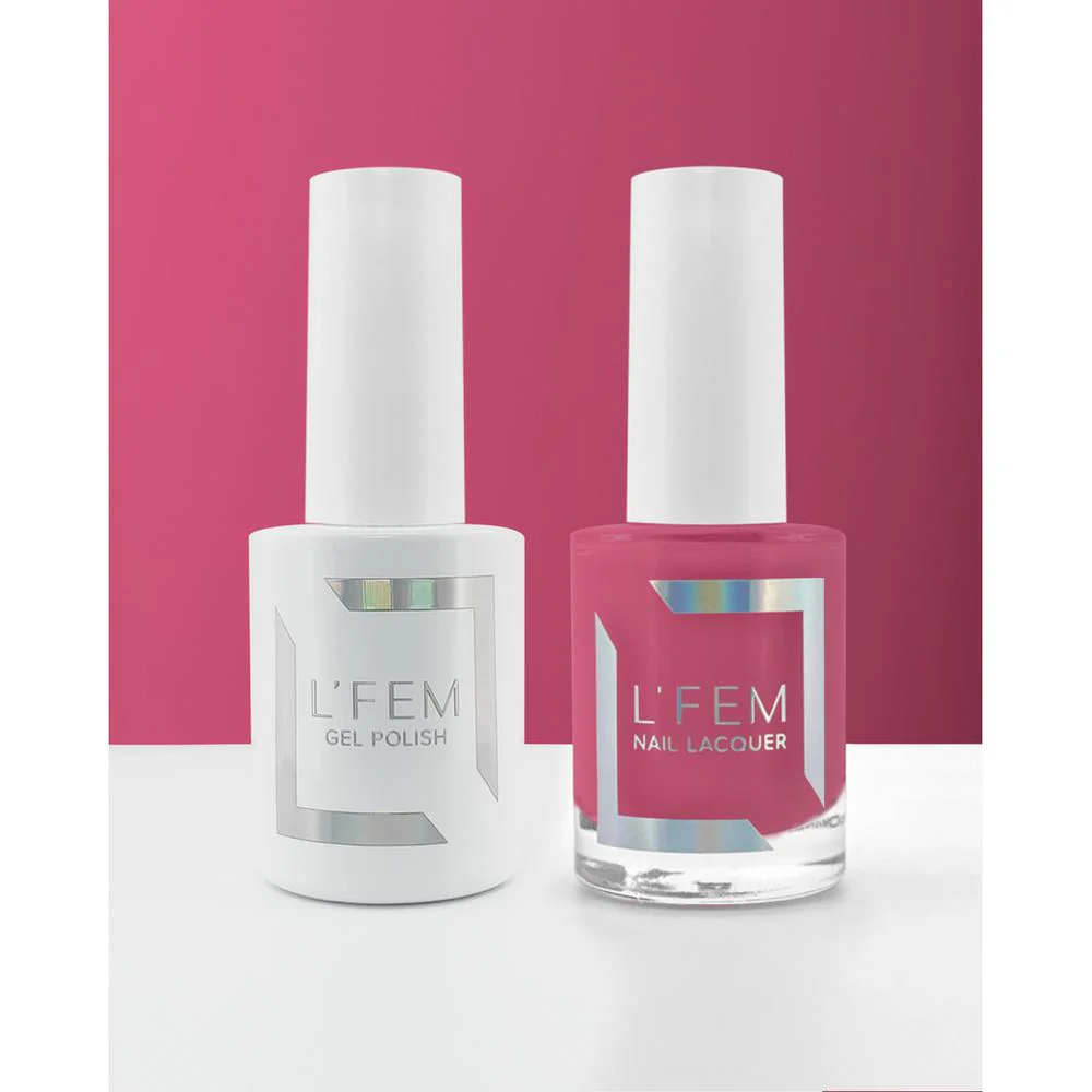 L'Fem Duo - Gel Polish 0.5 oz. + Nail Lacquer 0.5 oz. - High-Shine - #023