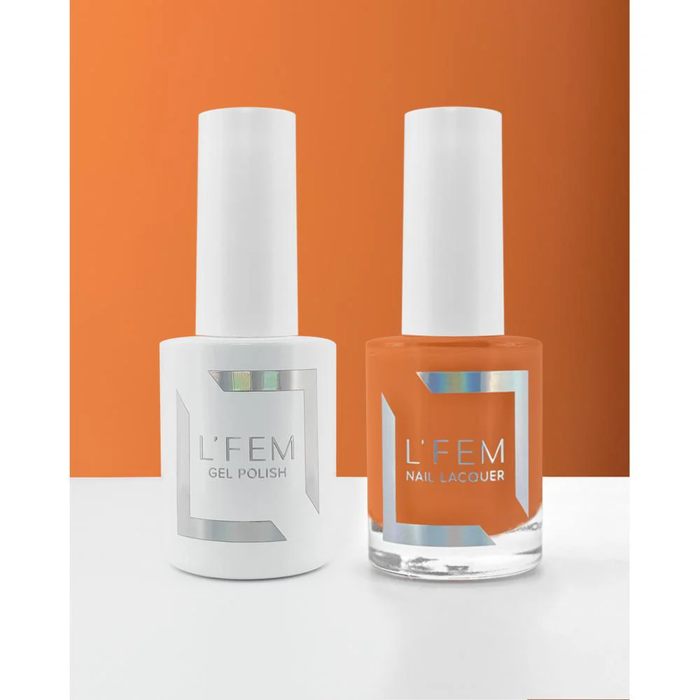 L'Fem Duo - Gel Polish 0.5 oz. + Nail Lacquer 0.5 oz. - High-Shine - #028