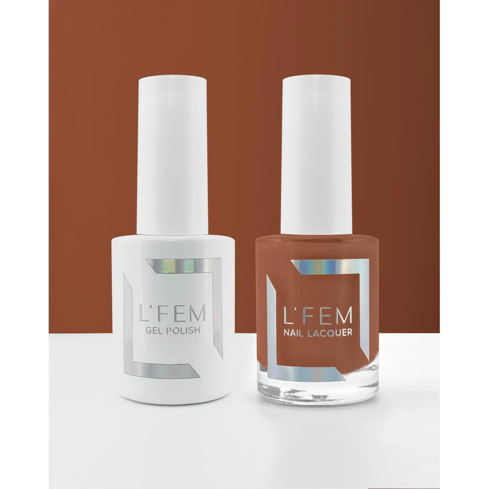 L'Fem Duo - Gel Polish 0.5 oz. + Nail Lacquer 0.5 oz. - High-Shine - #062