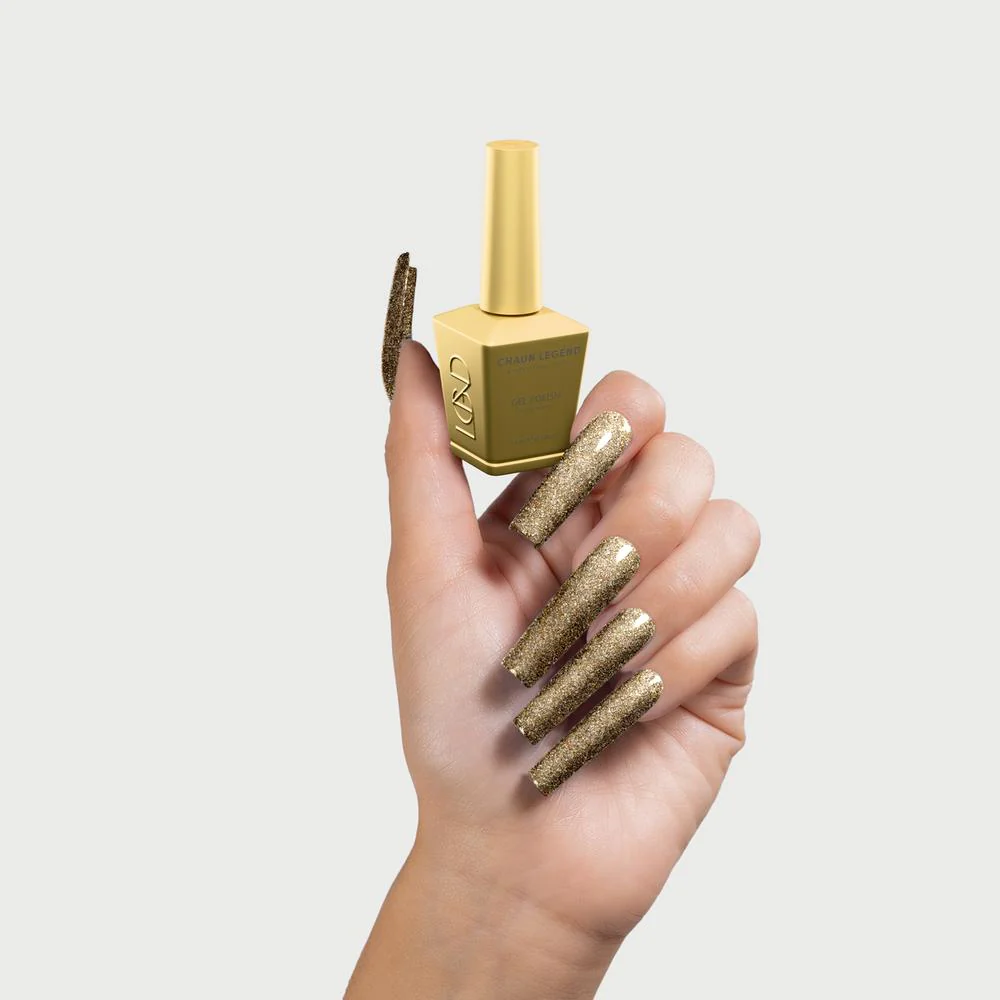 LGND Gel Polish 0.5 oz. - #LG5081 Under The Mistle-Gold by Chaun Legend - Image 2