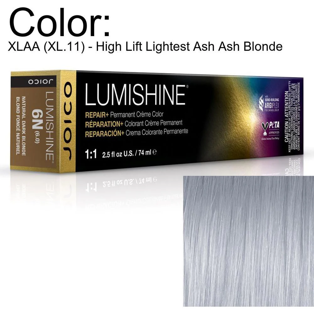 LumiShine Permanent Creme Color - XLAA (XL.11) - High Lift Lightest Ash Ash Blonde / 2.5 oz. by Joico
