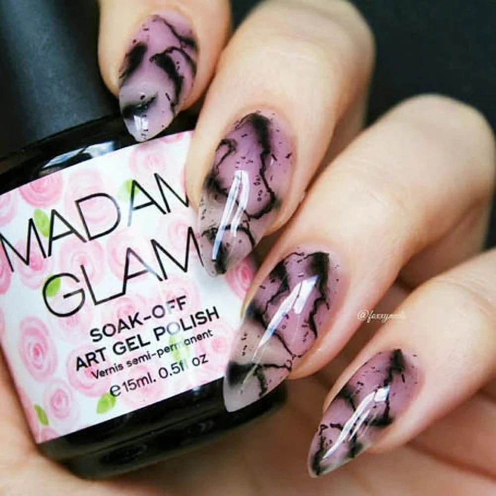 Madam Glam Gel Color Art Blooming Gel Clear / 0.5 oz. - Image 3