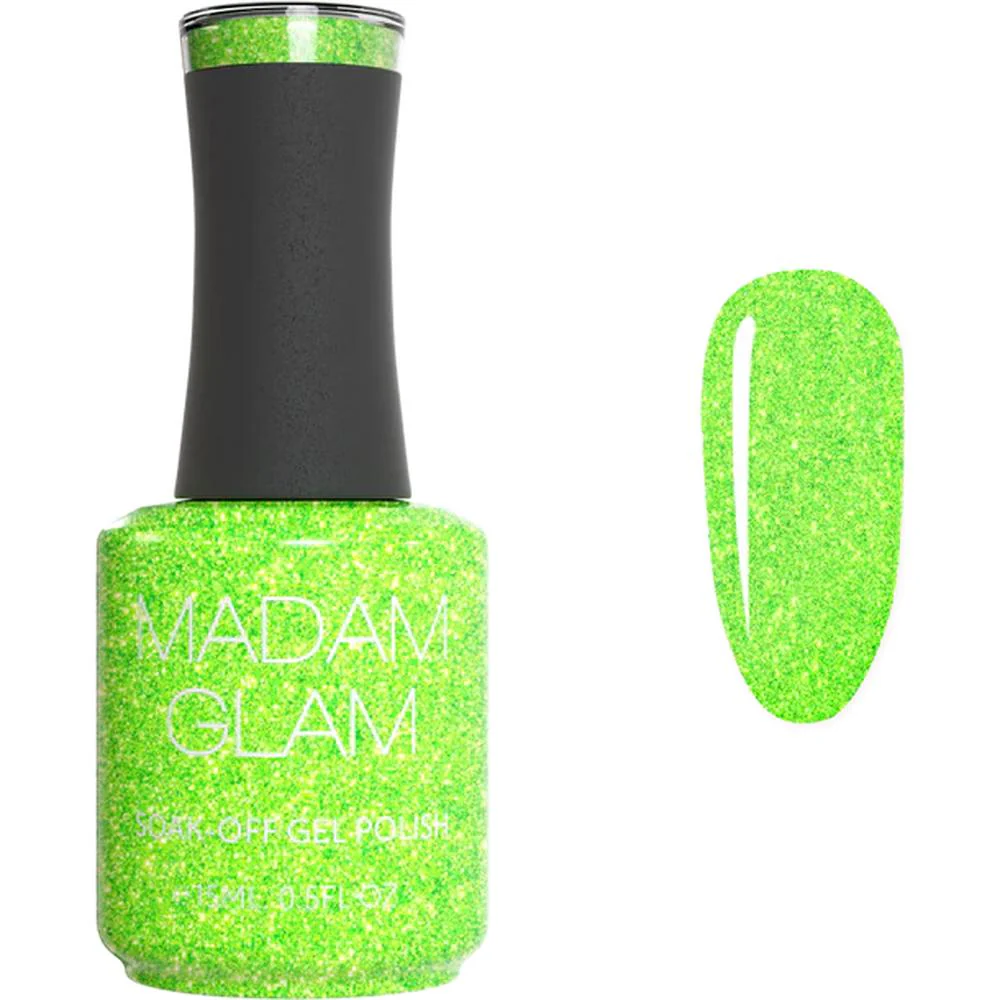 Madam Glam - Gel Color - Neon-Lime Rush / 0.5 oz.
