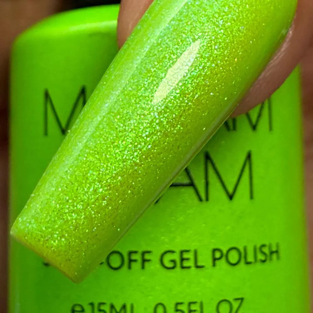 Madam Glam - Gel Color - Neon-Lime Rush / 0.5 oz. - Image 3