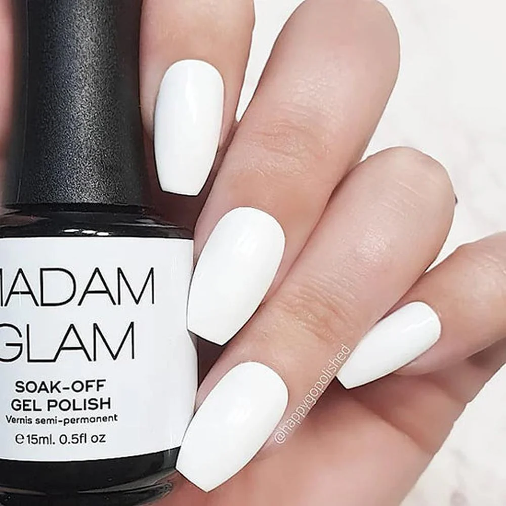 Madam Glam - Gel Color - Perfect White / 0.5 oz. - Image 5