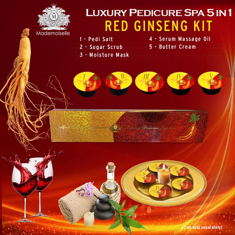 Mademoiselle Collagen Spa 5-in-1 Pedicure Kit - Red Ginseng / 1 Pedicure Kit - Image 2