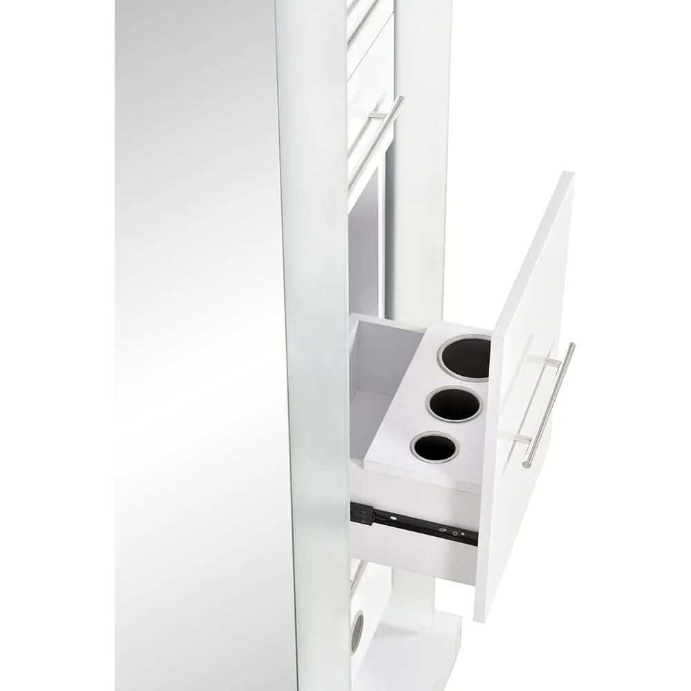 Magic Double LED Lighted Styling Station by DIR Salon Furniture - Image 8