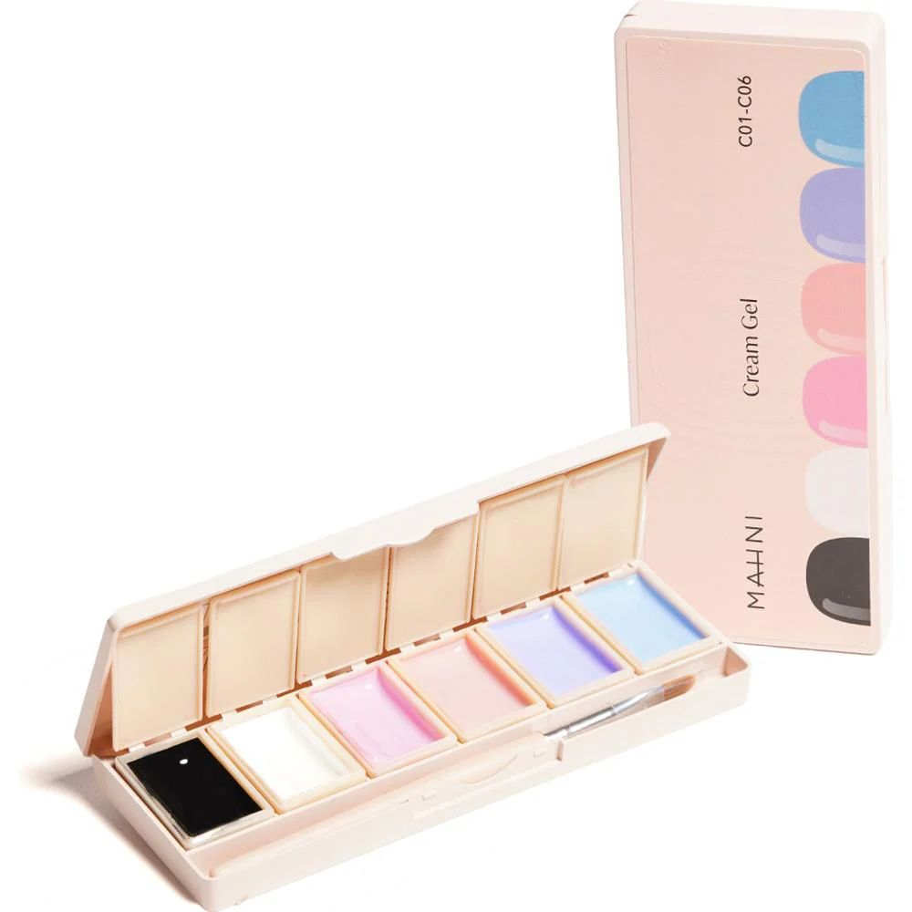 Mahni Cream Gel Polish Palette/6 colors: #01-06