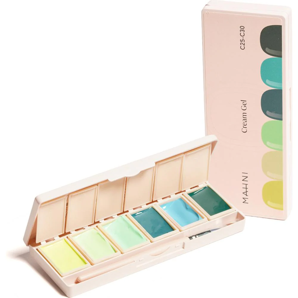 Mahni Cream Gel Polish Palette/6 colors: #25-30
