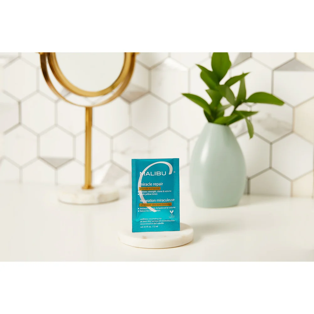 Malibu C Miracle Repair Blonde Enhance / Box of 12 - Image 2
