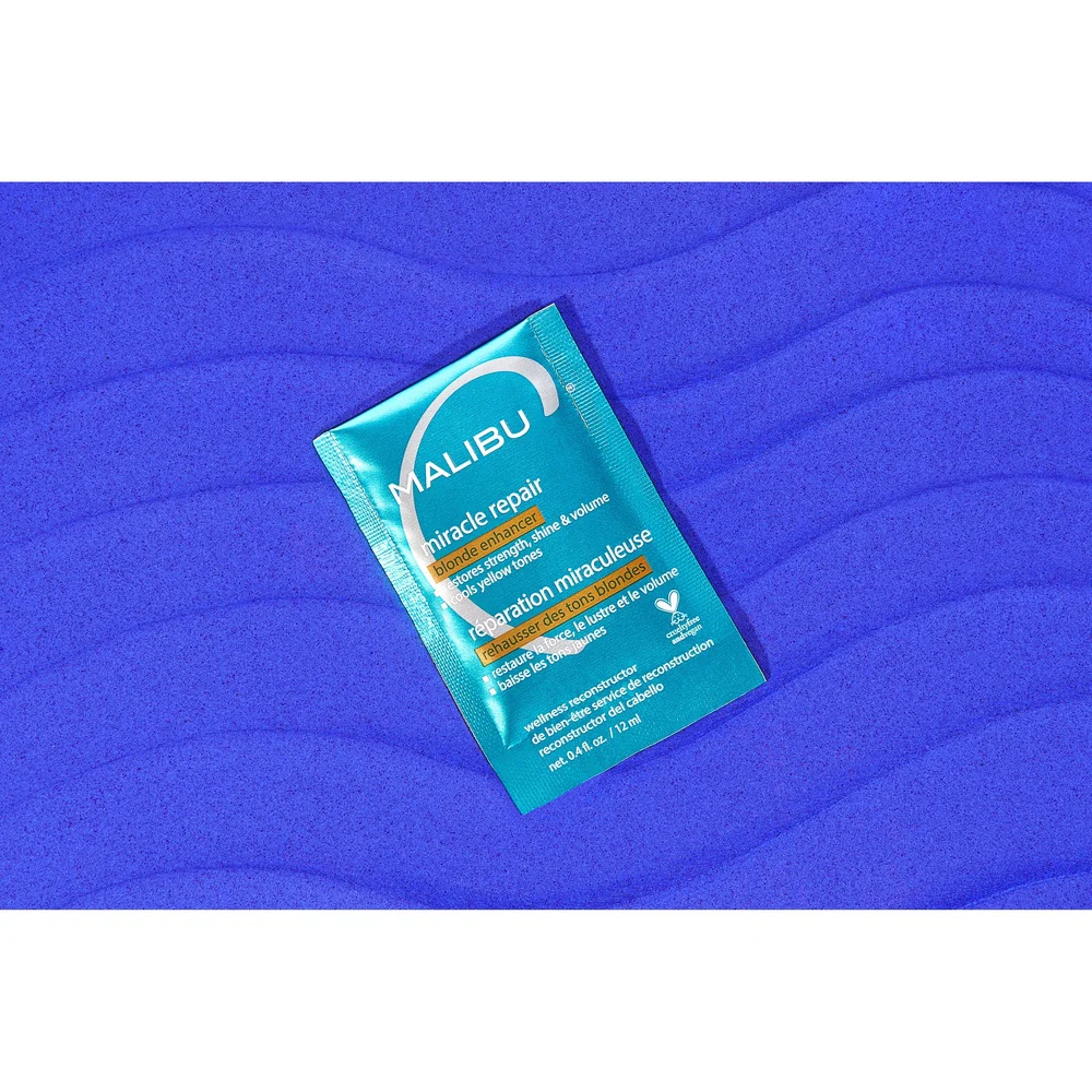 Malibu C Miracle Repair Blonde Enhance / Box of 12 - Image 3