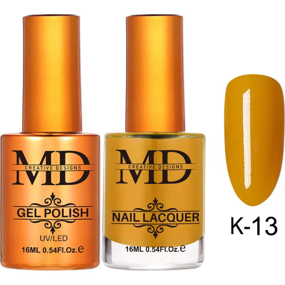 MD Nail Duo 2-in-1 Gel Polish 0.54 oz. + Nail Lacquer 0.54 oz. #K013