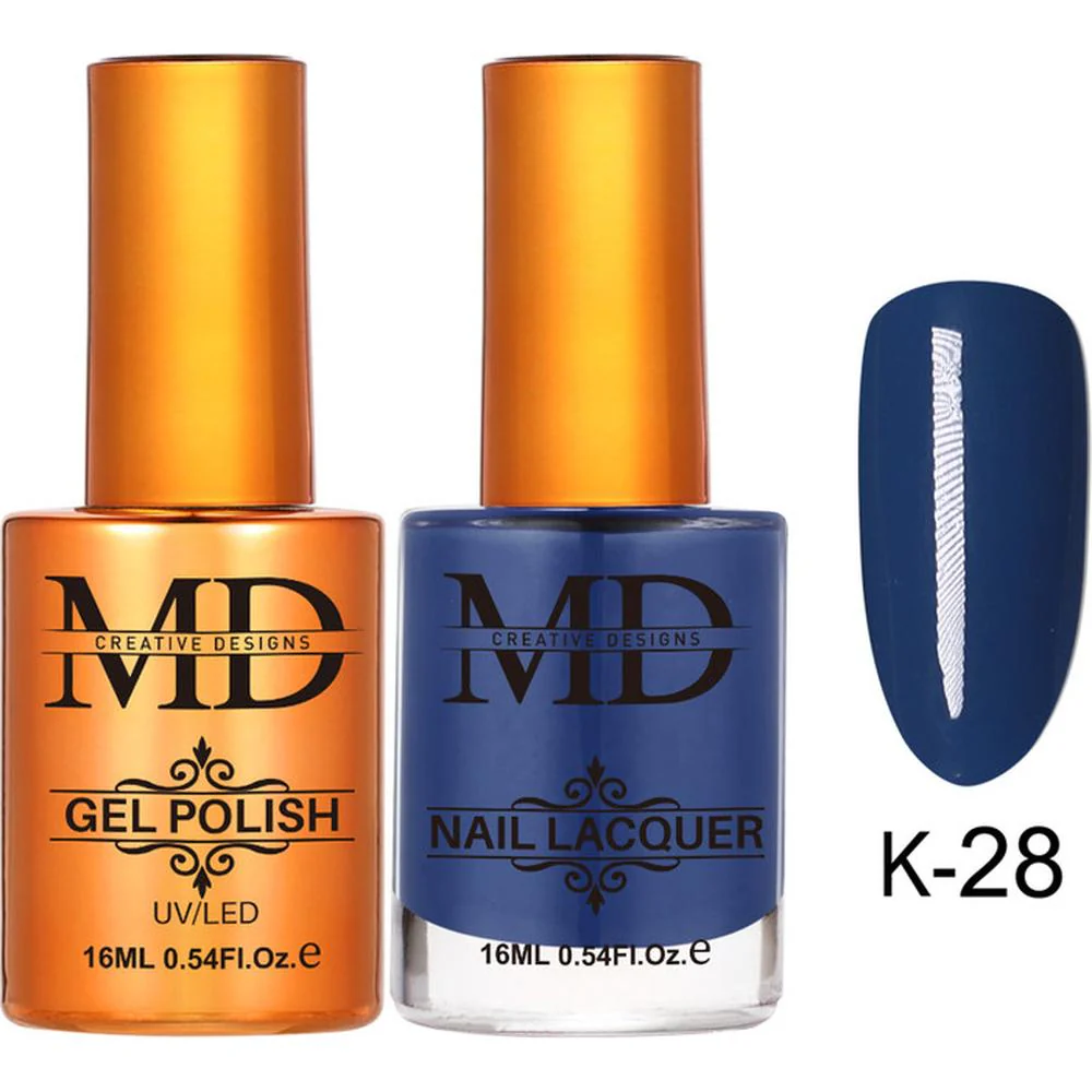 MD Nail Duo 2-in-1 Gel Polish 0.54 oz. + Nail Lacquer 0.54 oz. #K028
