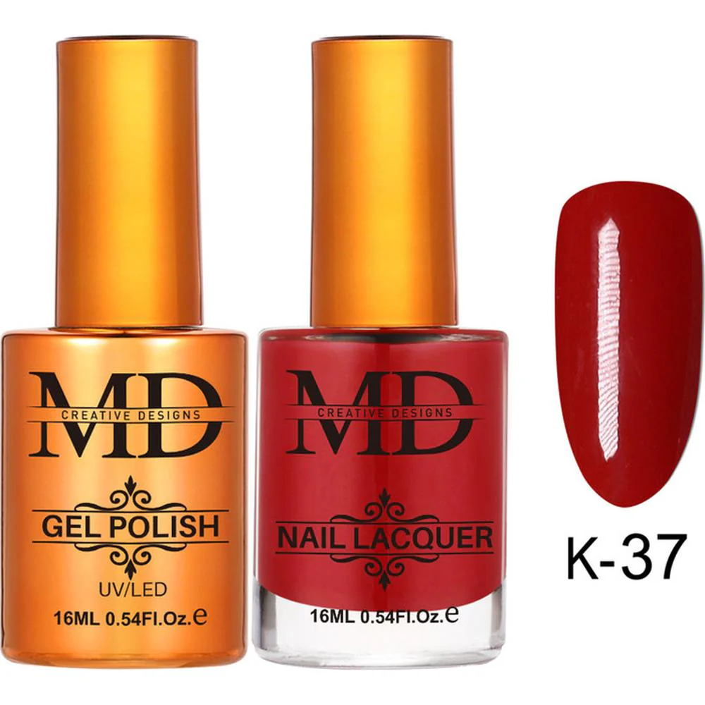 MD Nail Duo 2-in-1 Gel Polish 0.54 oz. + Nail Lacquer 0.54 oz. #K037