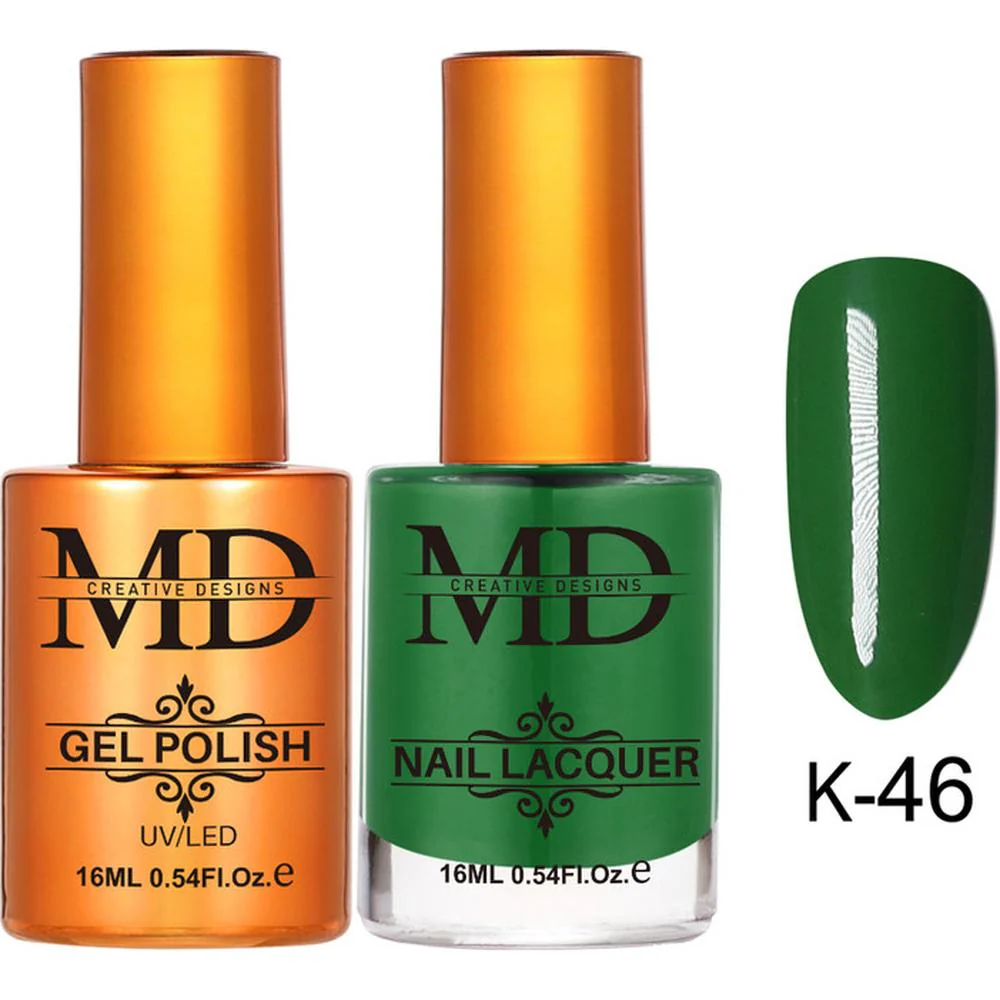 MD Nail Duo 2-in-1 Gel Polish 0.54 oz. + Nail Lacquer 0.54 oz. #K046