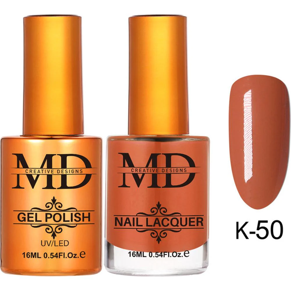 MD Nail Duo 2-in-1 Gel Polish 0.54 oz. + Nail Lacquer 0.54 oz. #K050