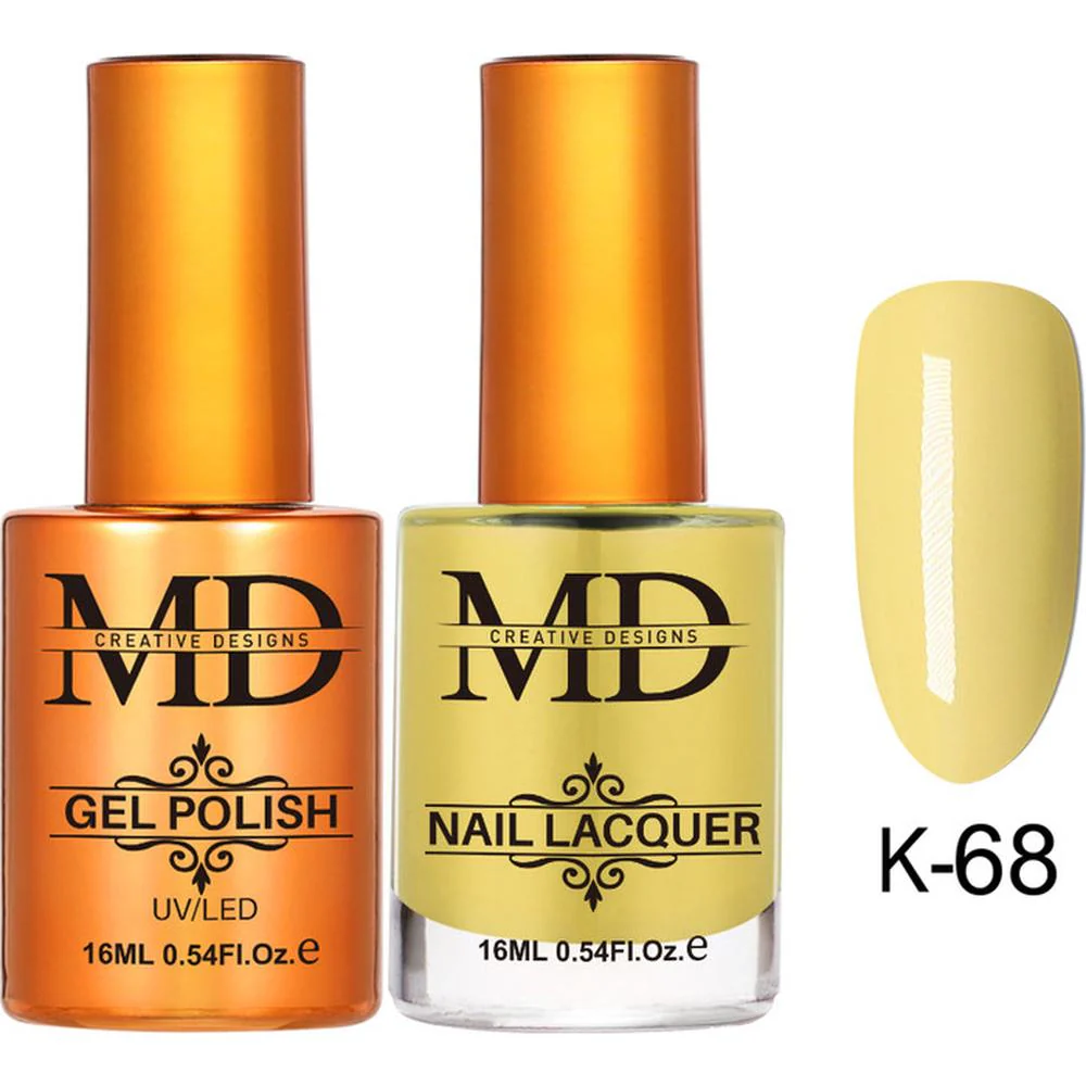 MD Nail Duo 2-in-1 Gel Polish 0.54 oz. + Nail Lacquer 0.54 oz. #K068