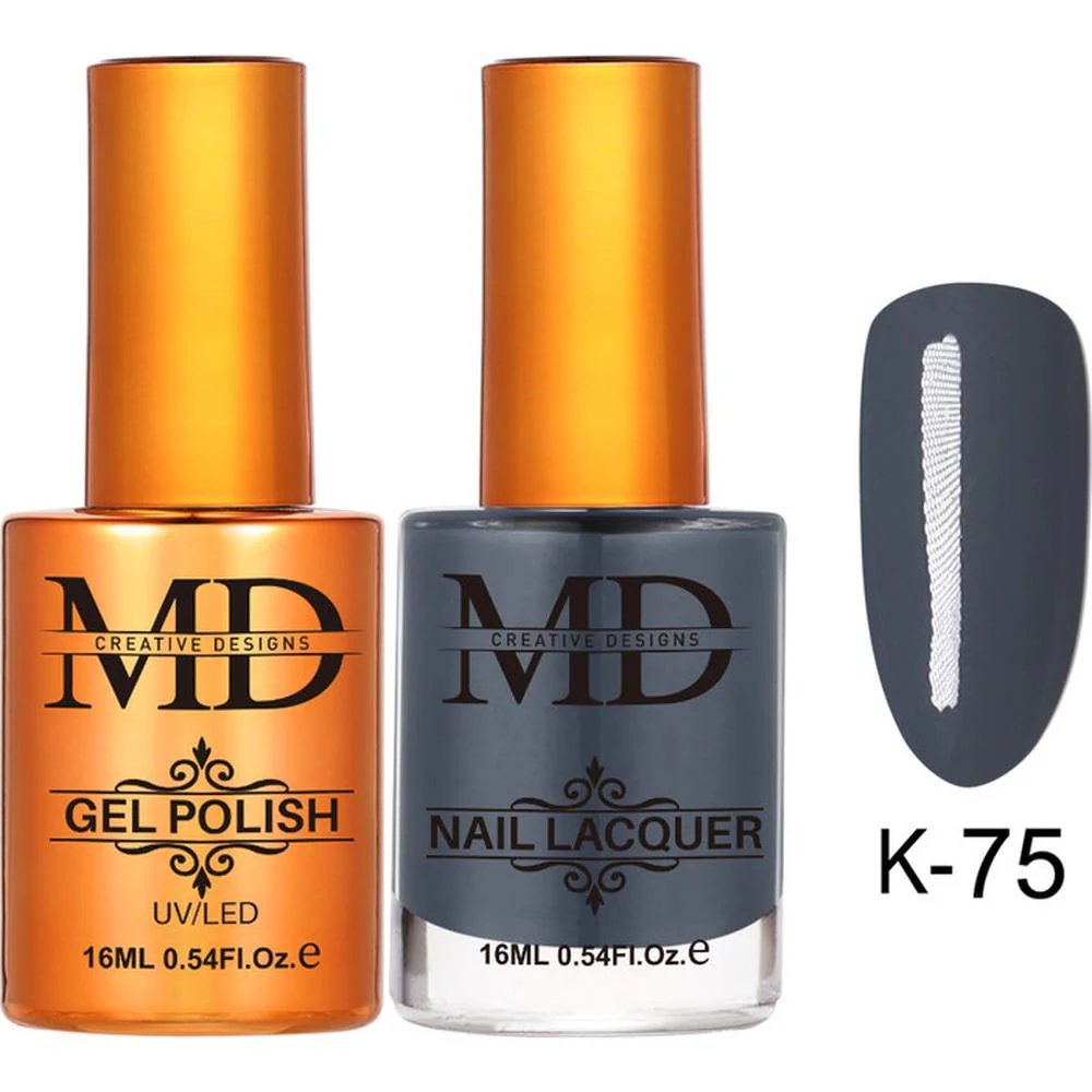 MD Nail Duo 2-in-1 Gel Polish 0.54 oz. + Nail Lacquer 0.54 oz. #K075