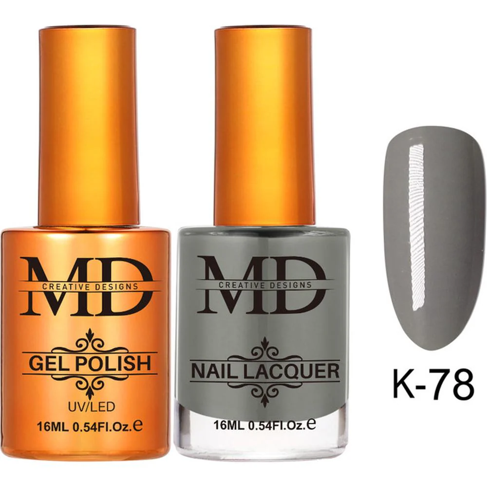 MD Nail Duo 2-in-1 Gel Polish 0.54 oz. + Nail Lacquer 0.54 oz. #K078