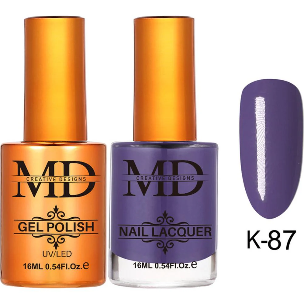 MD Nail Duo 2-in-1 Gel Polish 0.54 oz. + Nail Lacquer 0.54 oz. #K087