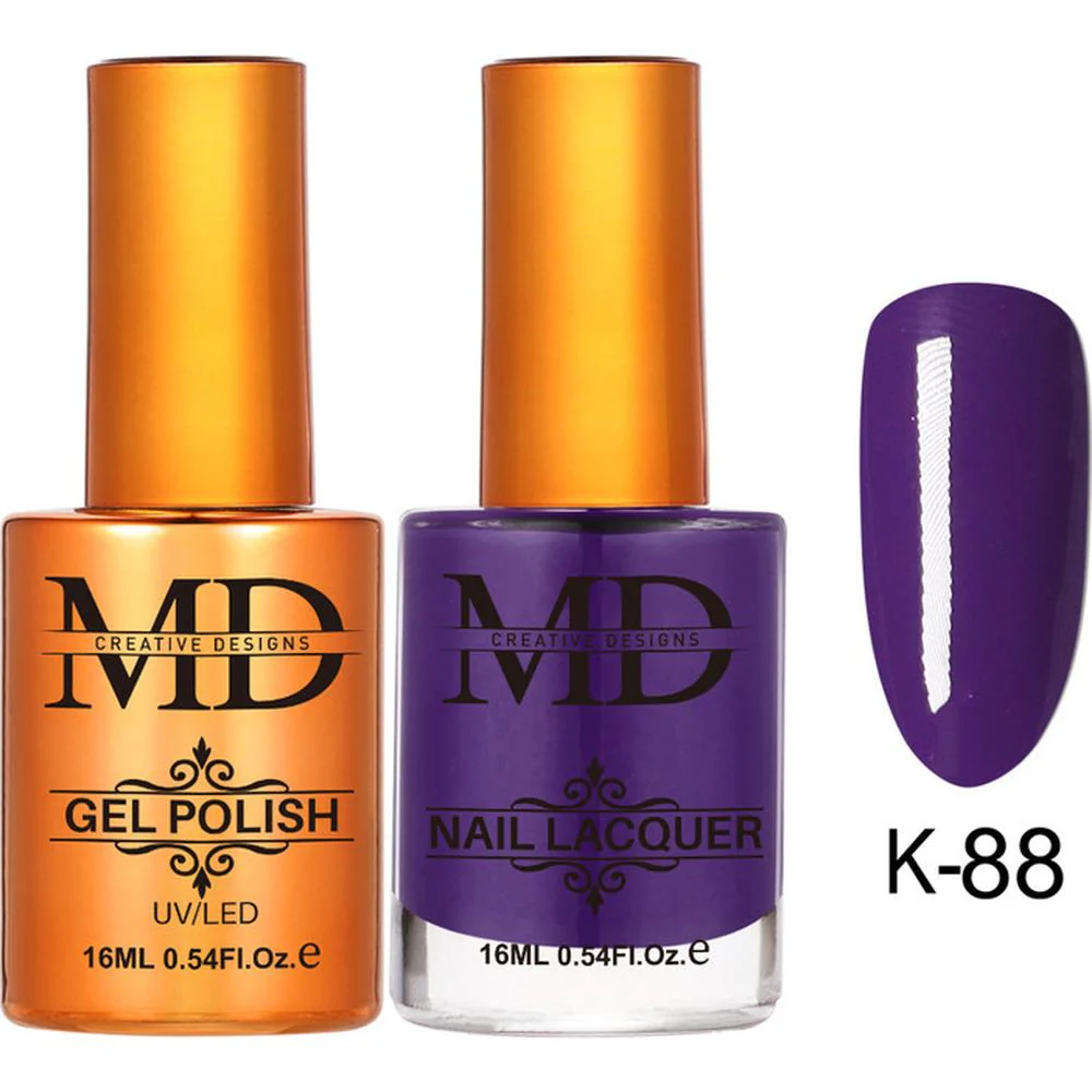 MD Nail Duo 2-in-1 Gel Polish 0.54 oz. + Nail Lacquer 0.54 oz. #K088
