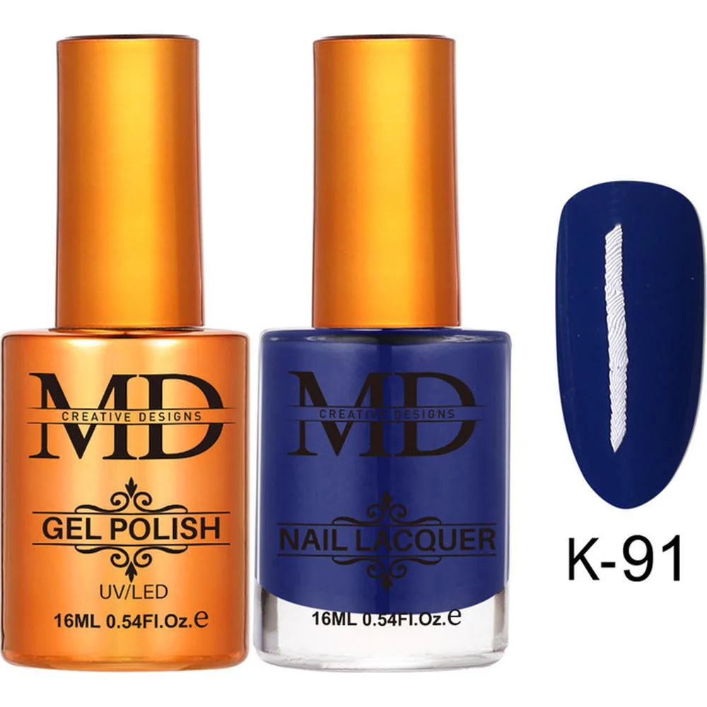 MD Nail Duo 2-in-1 Gel Polish 0.54 oz. + Nail Lacquer 0.54 oz. #K091