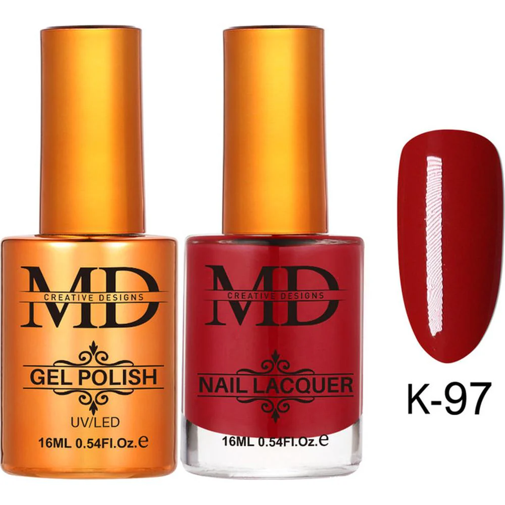 MD Nail Duo 2-in-1 Gel Polish 0.54 oz. + Nail Lacquer 0.54 oz. #K097