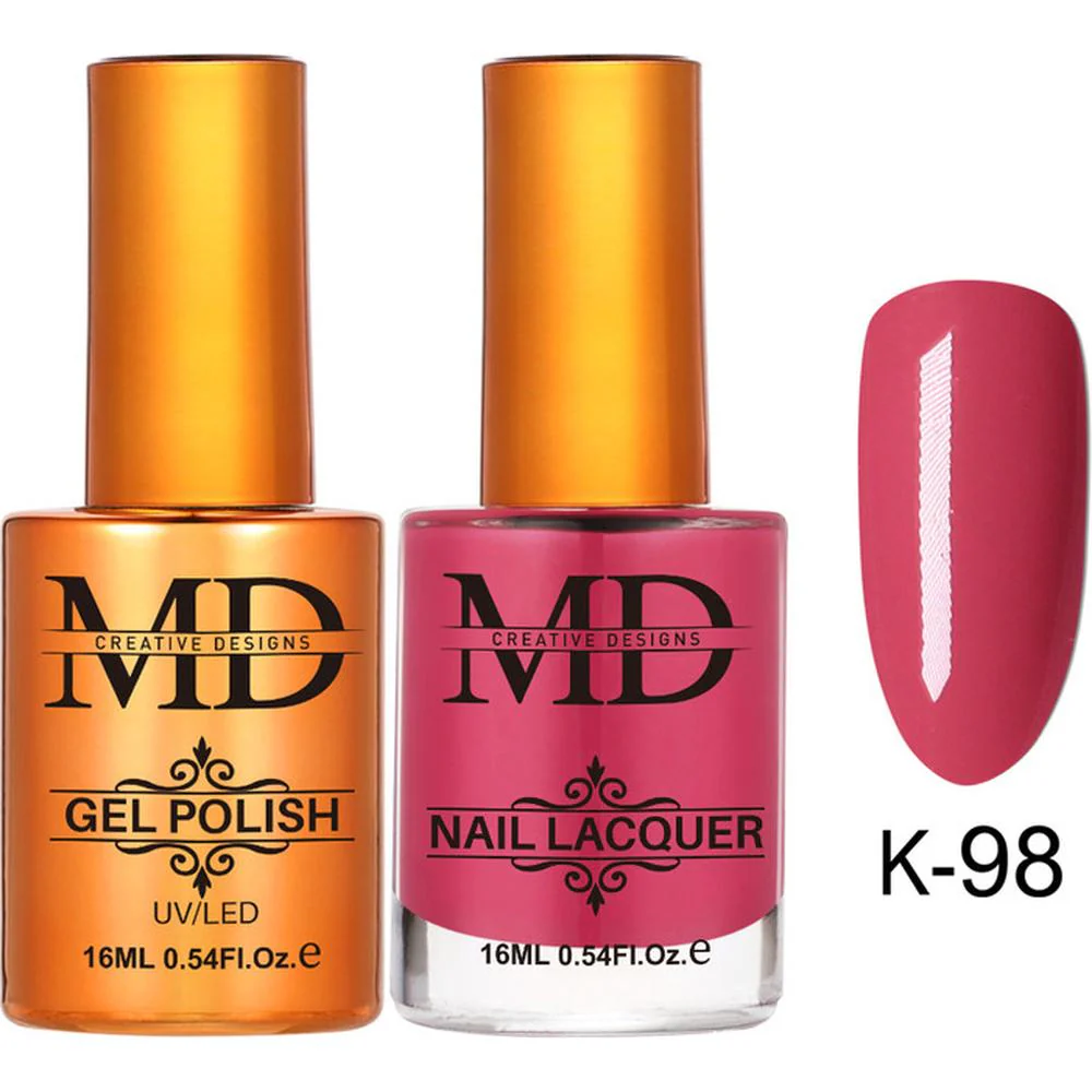 MD Nail Duo 2-in-1 Gel Polish 0.54 oz. + Nail Lacquer 0.54 oz. #K098