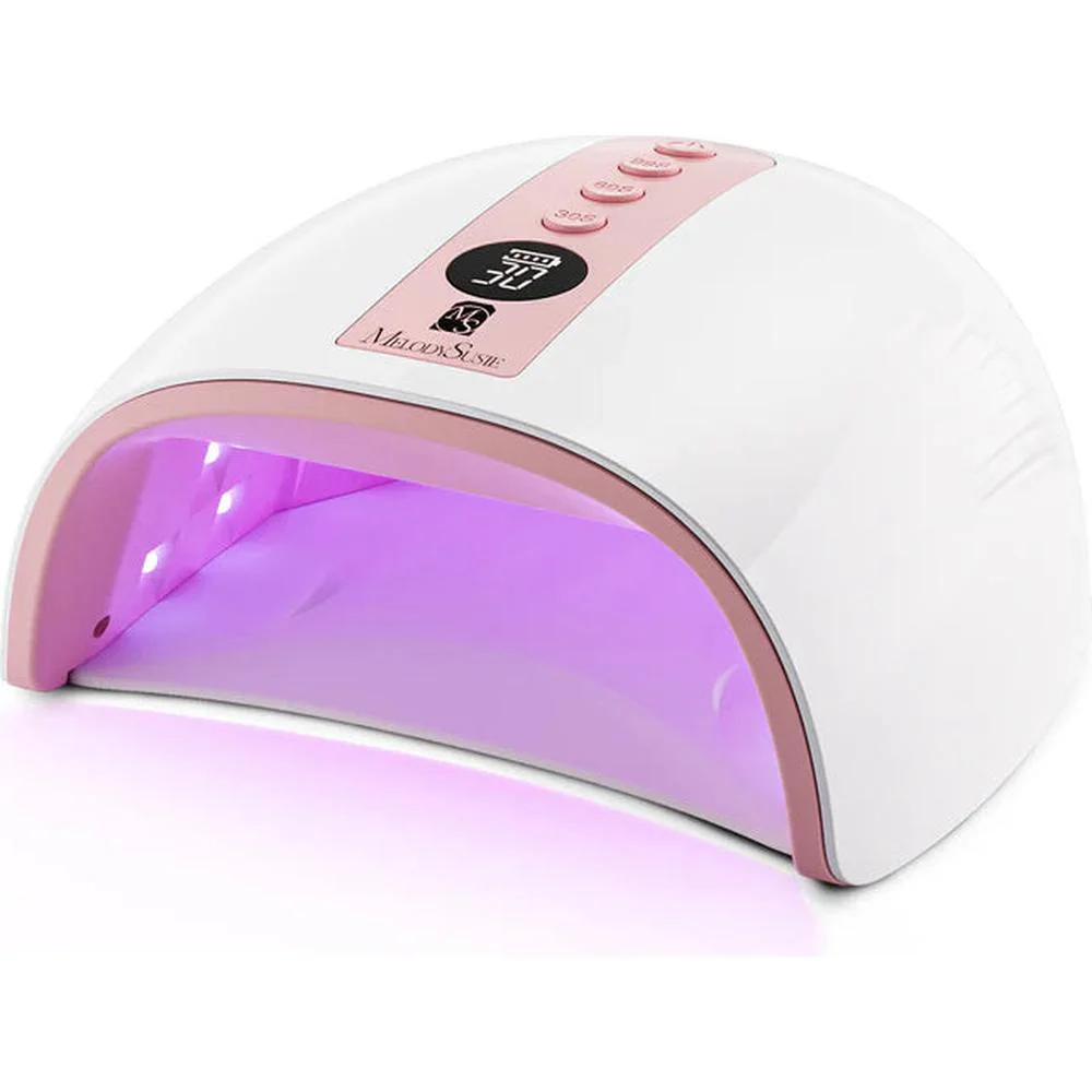 MelodySusie P-PLUS30G Rechargeable Cordless UV/LED Nail Lamp / Pink