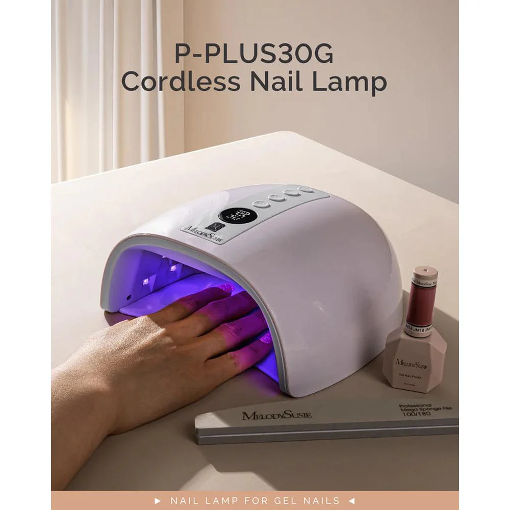 MelodySusie P-PLUS30G Rechargeable Cordless UV/LED Nail Lamp / Purple - Image 3
