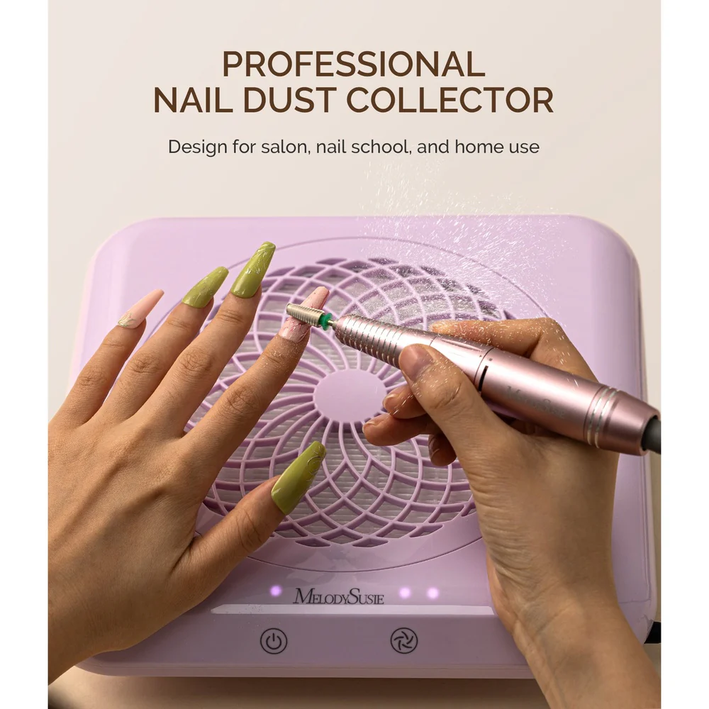 MelodySusie SProF Nail Dust Collector Kit Rechargeable Dust Collector - Purple - Image 3