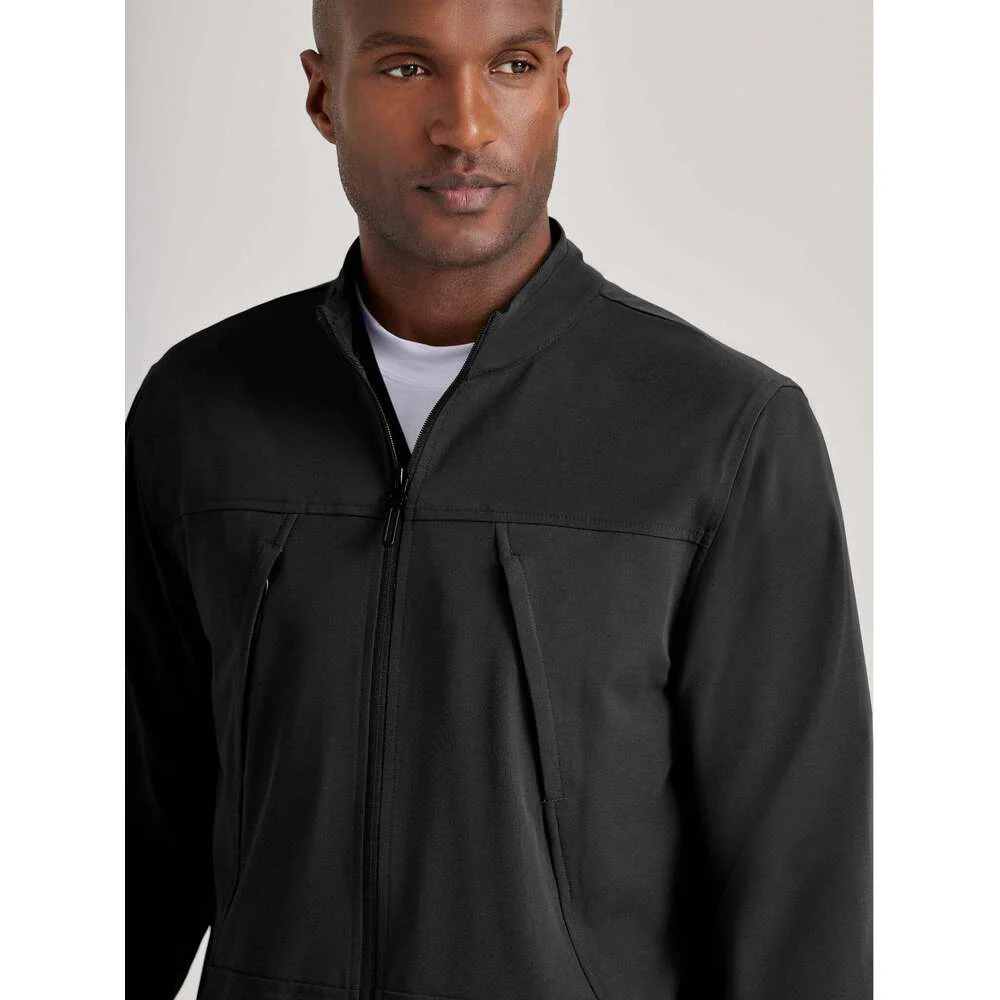Men's Rally Warm-Up Scrub Jacket - Barco Unify Collection / Color - Black / Fit - Regular / Sizes - XS, S, M, L, XL, 2XL, 3XL by Barco Uniforms - Image 5