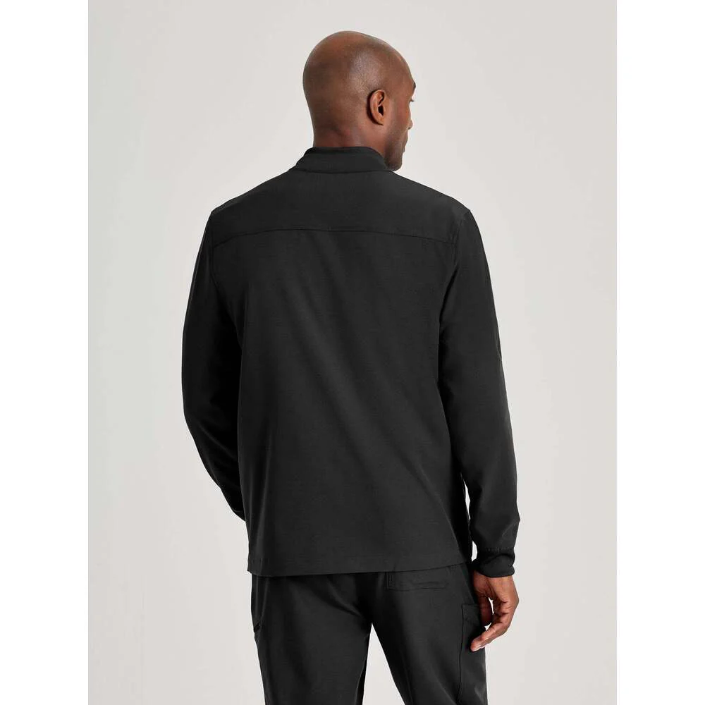 Men's Rally Warm-Up Scrub Jacket - Barco Unify Collection / Color - Black / Fit - Regular / Sizes - XS, S, M, L, XL, 2XL, 3XL by Barco Uniforms - Image 7