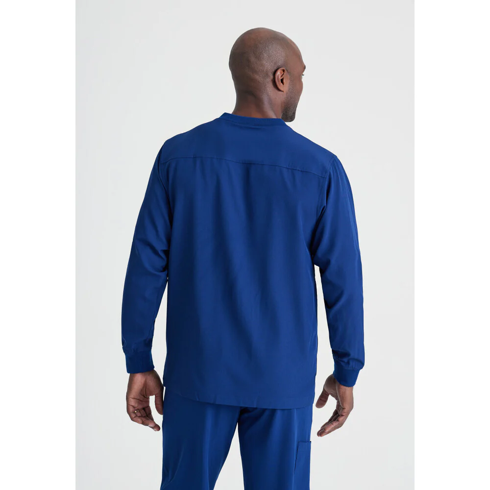 Men's Structure Warm-Up - Skechers Collection / Color - Navy / Fit - Regular / Sizes - XS, S, M, L, XL, 2XL, 3XL by Barco Uniforms - Image 3