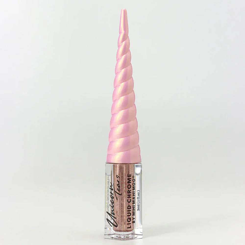 Mini Mani Moo! Unicorn Tears Liquid Chrome - Rose Gold / 0.1 oz.