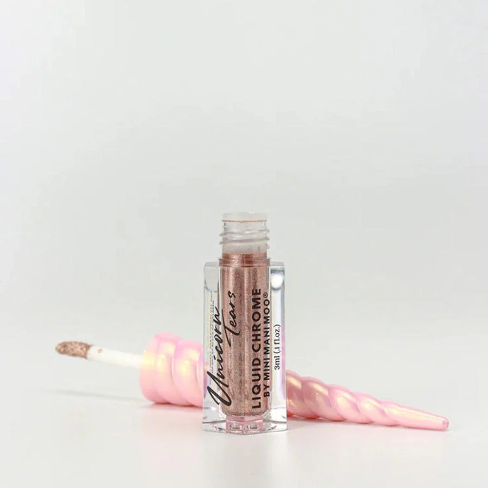 Mini Mani Moo! Unicorn Tears Liquid Chrome - Rose Gold / 0.1 oz. - Image 2