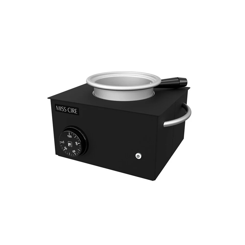 Miss Cire Small Black Matte Professional Hard+Soft Wax Warmer / 14 oz. - Image 5