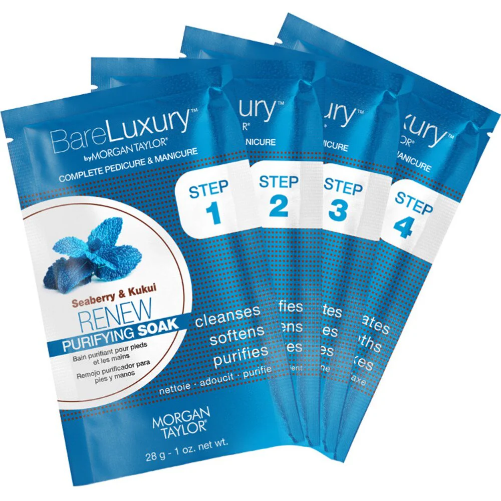 Morgan Taylor - Bare Luxury Renew Seaberry & Kukui - 4-Step Complete Pedicure & Manicure