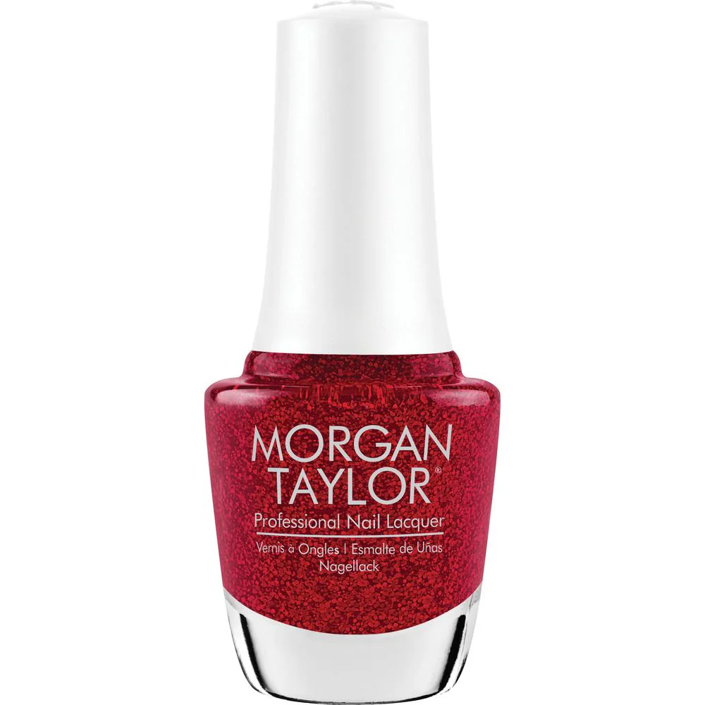 Morgan Taylor Nail Lacquer Floral Wonderland Collection - Poinsettia Stardust / 0.5 oz.