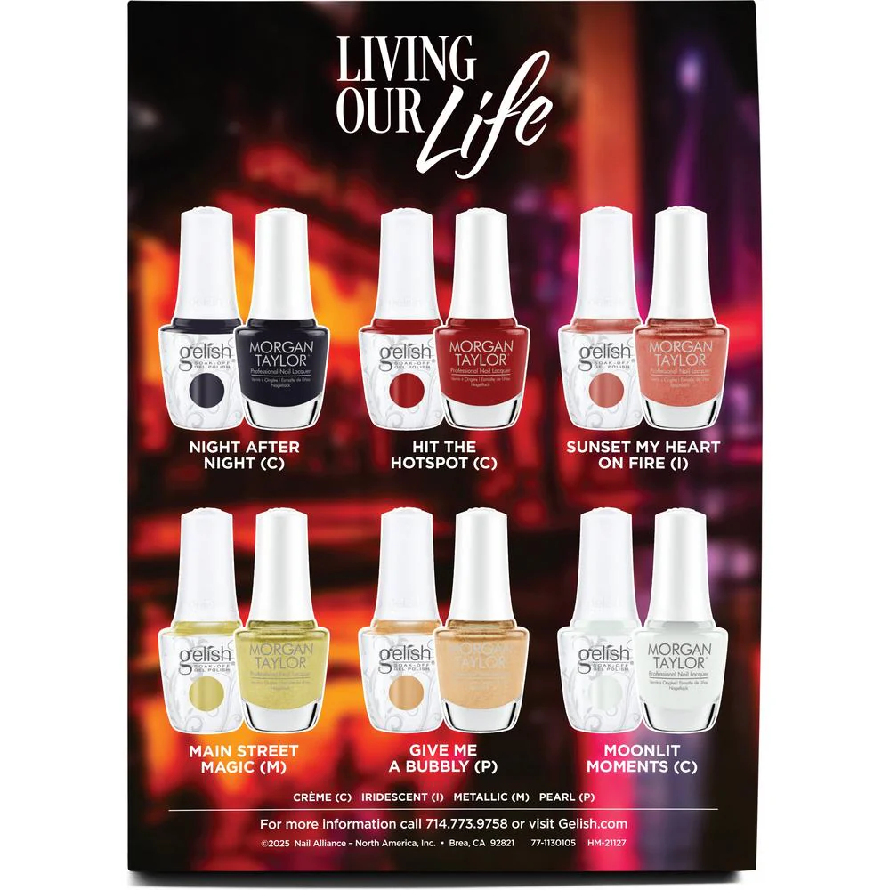 Morgan Taylor Nail Lacquer Living Our Life Collection / 12 Piece Display - Image 9