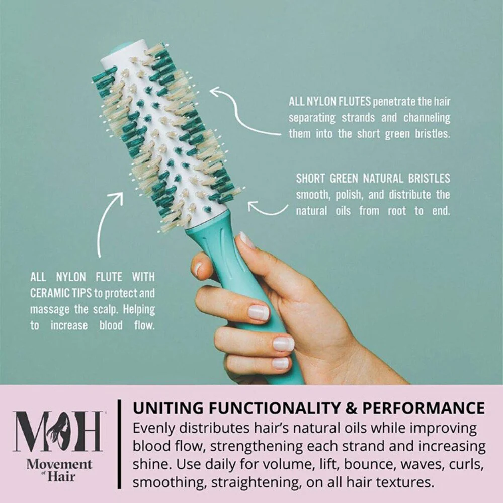 Movement of Hair Original Small Round Brush - 1.25" Diameter - Image 4