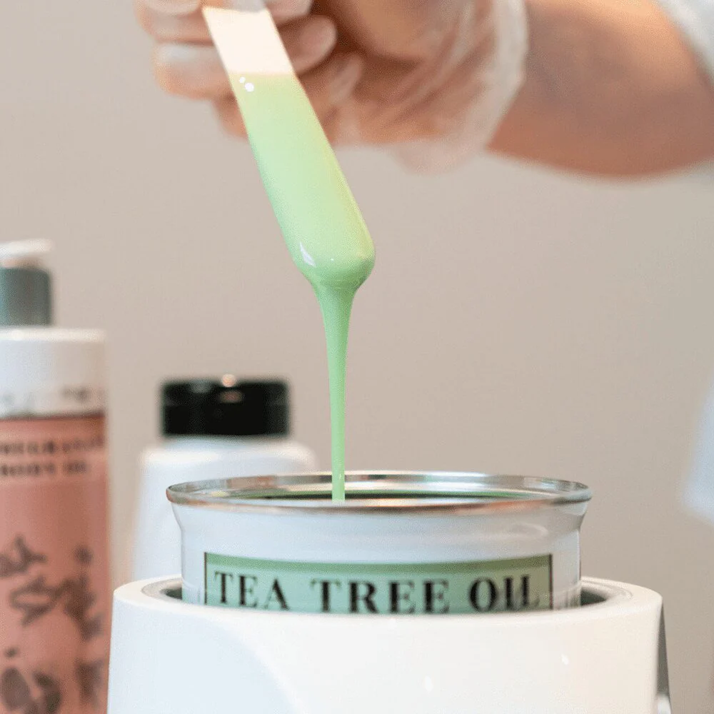 Hypoallergenic Tea Tree Oil Soft Wax - Strip Wax / (12) 13.52 fl. oz. - 400 mL. Cans by Nacach Wax - Image 3