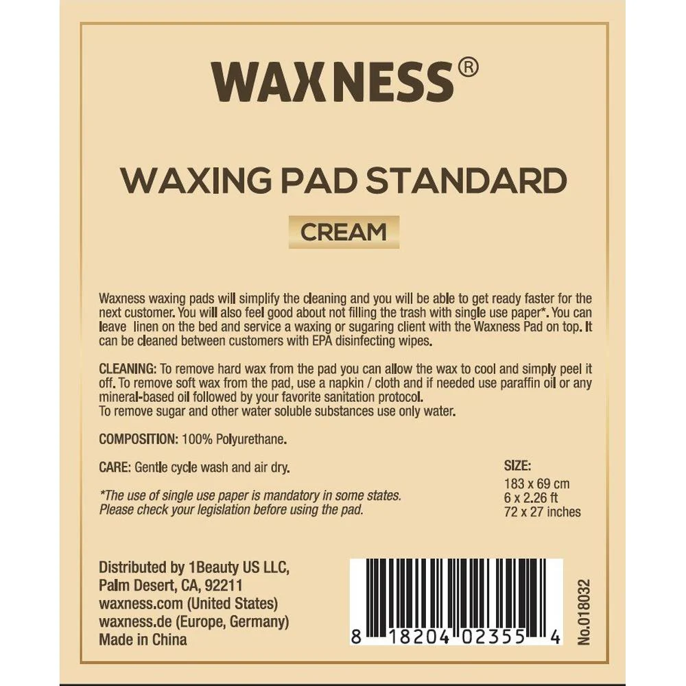 Non-Sticky Sugaring and Waxing Pad - Standard 72" X 27" - Cream / Pack of 2 by Waxness - Image 6