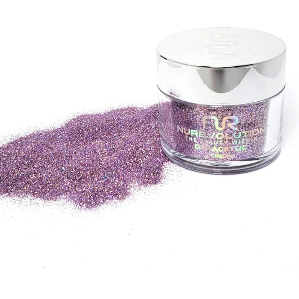 NR Loose Glitter for Nail Art - #LG077 by NuRevolution / 2 oz.