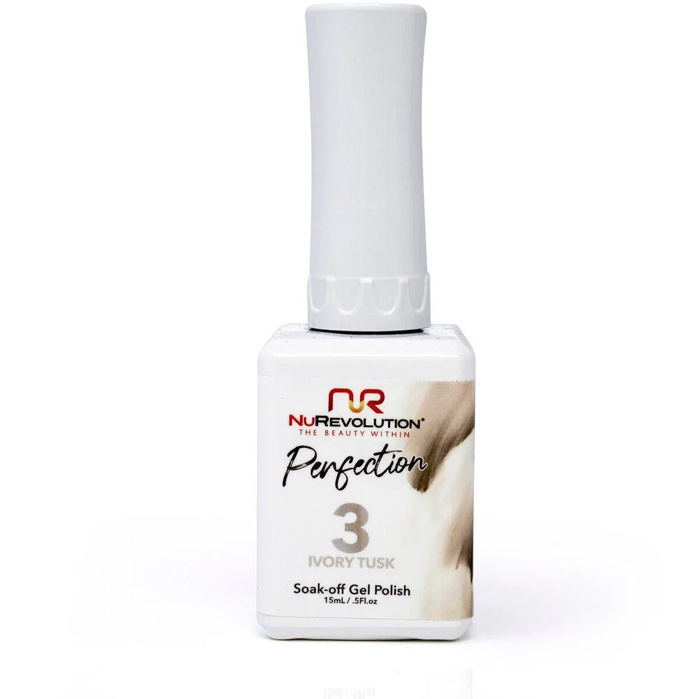 NR Perfection Gel Polish - #PFG003 Pink Sorbet by NuRevolution / 15 mL. Gel Polish